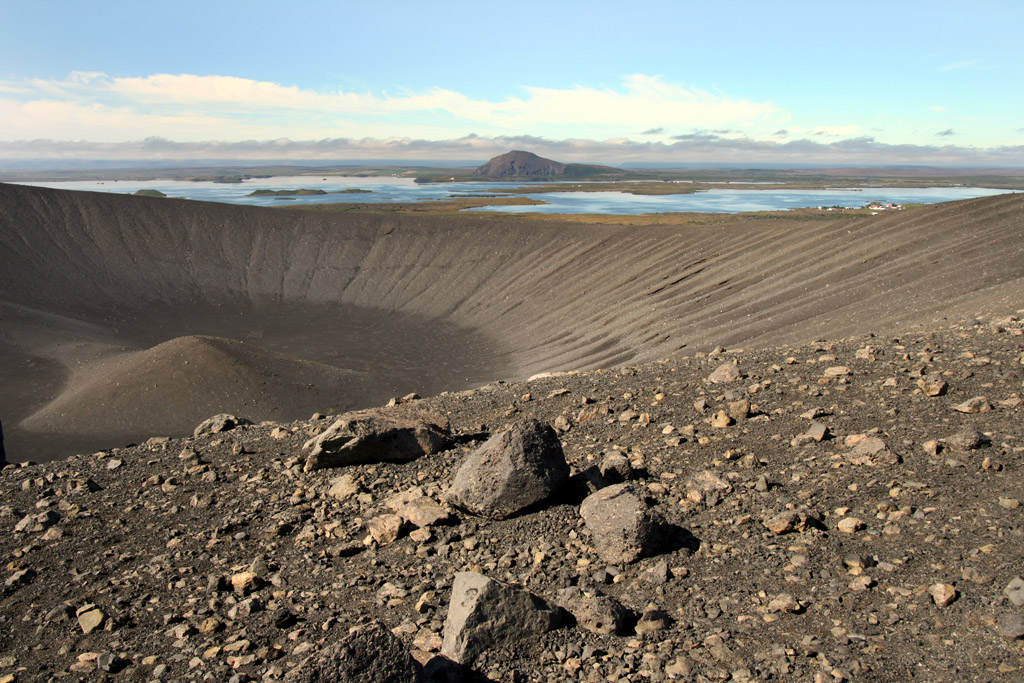 Island - sopka Hverfjal